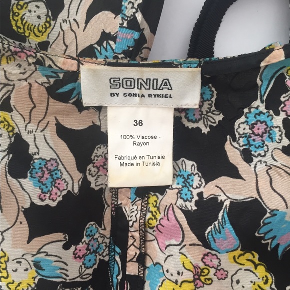 Sonia by Sonia Rykiel Angel Print Windbreaker Jacket - Picture 6 of 6